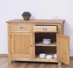 Massiver Küchenunterschrank mit Schubladen 120 cm