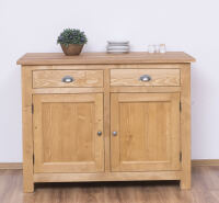 Massiver Küchenunterschrank mit Schubladen 120 cm