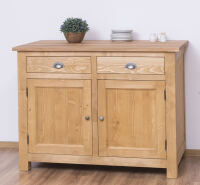 Massiver Küchenunterschrank mit Schubladen 120 cm