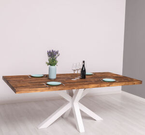 Landhaus Esstisch Spider-Gestell 210cm