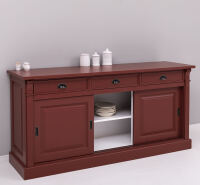 Landhaus Sideboard mit Schiebetüren