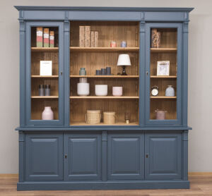 BÃ¼cherschrank mit GlastÃ¼ren...