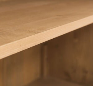 BÃ¼cherschrank mit GlastÃ¼ren im Landhausstil Nachtblau