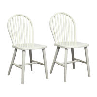 Windsor Holzstuhl Victor (2er Set) - weiß, B-Ware