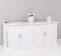 Großes Massivholz-Sideboard Vintage Design