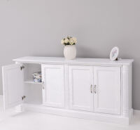 Großes Massivholz-Sideboard Vintage Design