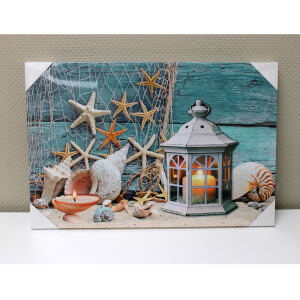 LED-Fotobild maritim