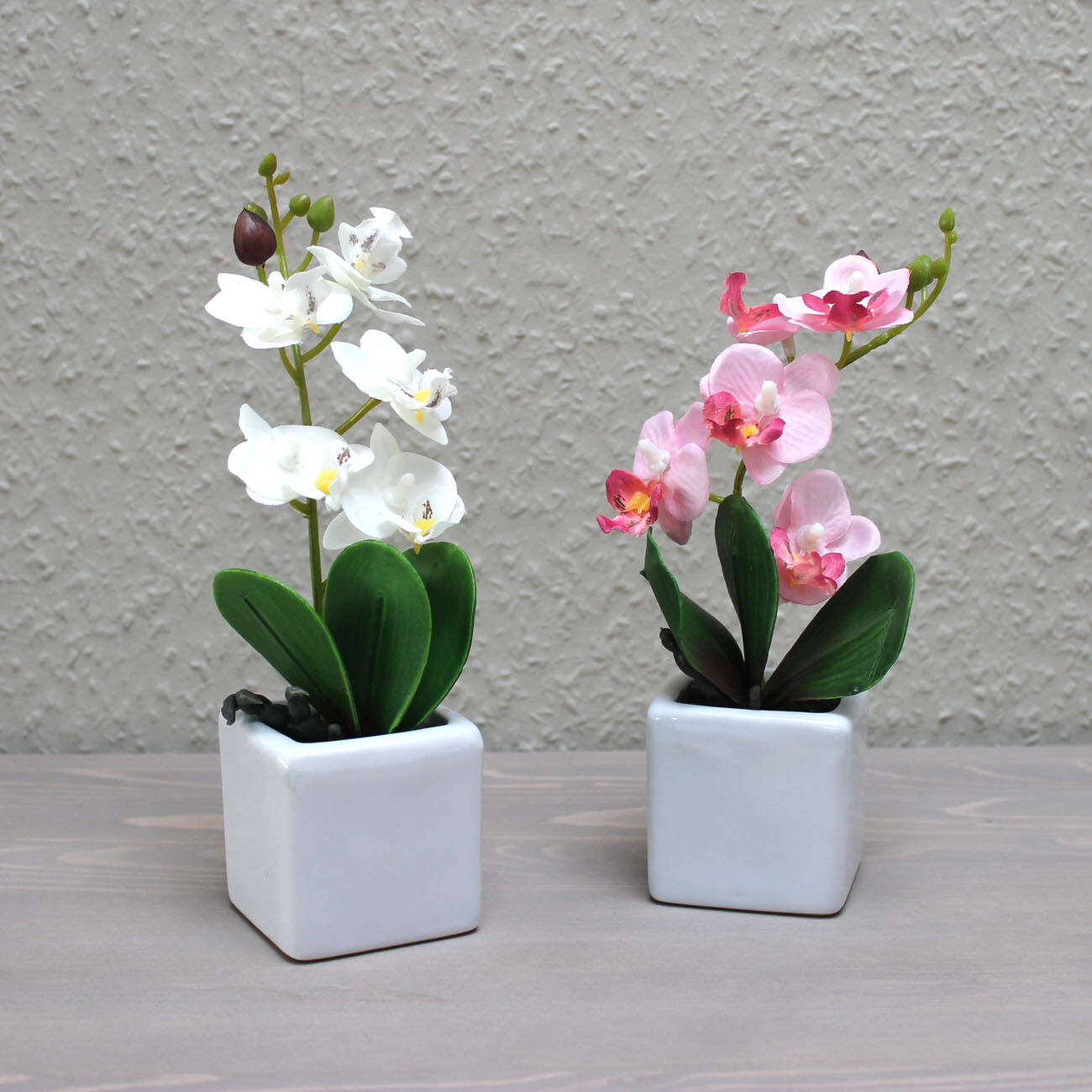 Kunstblumen-Set Orchideen im Topf - Onlineshop fr massive Landhausmbel -  landhausstil online kaufen