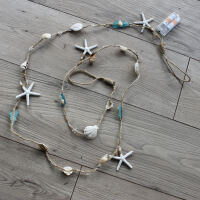 Maritime LED-Lichterkette mit Strandgut
