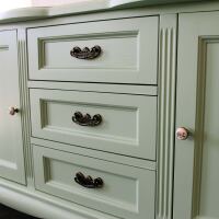Kommode mit 3 Schubladen Vintage mint-pastellgrün