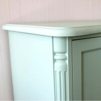 Kommode mit 3 Schubladen Vintage mint-pastellgrün