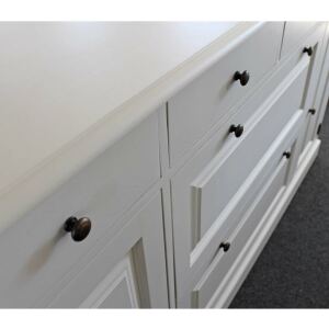 Landhausstil Schuhschrank mit Kippfächer altweiß