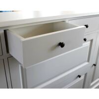 Landhausstil Schuhschrank mit Kippfächer altweiß