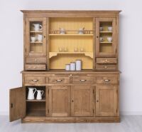 Landhausstil Küchenschrank braun, gelb