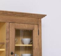 Landhausstil Küchenschrank braun, gelb