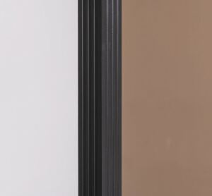 Rustikaler Eckbartresen mit Galerieaufsatz, schwarz-braun
