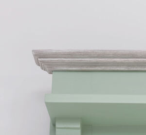 Landhaus Garderobe Mint-Pastellgrün, mit Spiegel