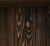Landhausstil Holzregal Salzburg, weiß-braun