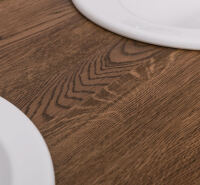Eiche Waschtisch Landhausstil mit Becken, braun