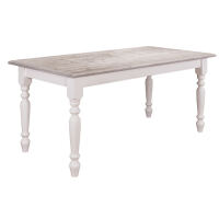 Gedrechselter Tisch Paris (160cm) - Wildeiche