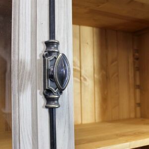 Landhaus Buffetschrank graubraun gebürstet