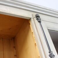 Landhaus Buffetschrank graubraun gebürstet
