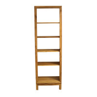 Modernes Bücherregal schmal Kernbuche geölt