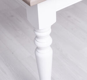 Weißer Esstisch französischer Landhausstil - 210 cm