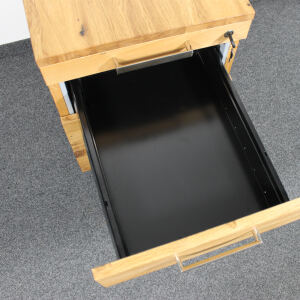 Schreibtisch-Rollcontainer, Wildeiche