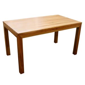 Sitzgruppe LINO Kernbuche, mit Ansteckplatten, 4 StÃ¼hle - 140x80 cm