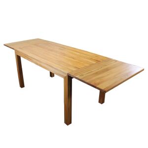 Sitzgruppe LINO Kernbuche, mit Ansteckplatten, 4 StÃ¼hle - 140x80 cm
