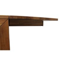 Sitzgruppe LINO Kernbuche, mit Ansteckplatten, 4 StÃ¼hle - 140x80 cm