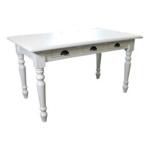 Landhausstil Essgruppe weiß 140 cm
