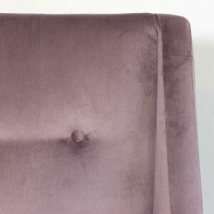 Gepolsterter Barhocker mit Lehne Vintage Flieder