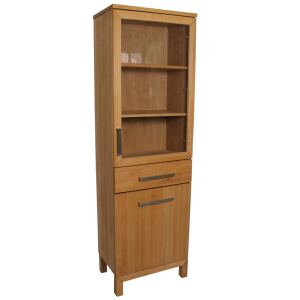 Vitrine Kernbuche massiv geölt