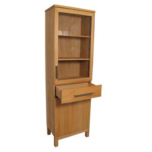 Vitrine Kernbuche massiv geölt