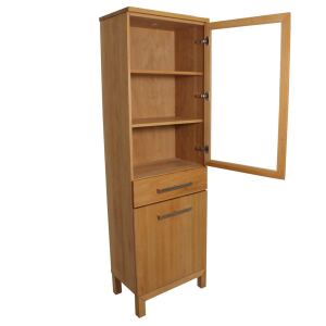 Vitrine Kernbuche massiv geölt