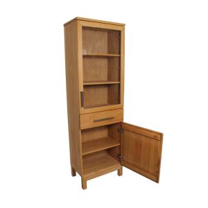 Vitrine Kernbuche massiv geölt
