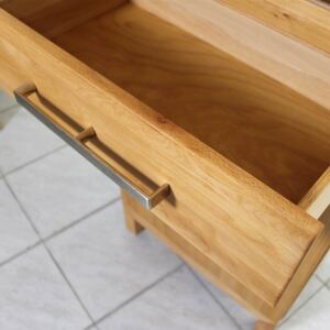 Vitrine Kernbuche massiv geölt