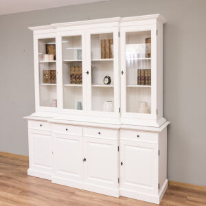 Große Buffetvitrine Landhausstil, mit MDF