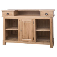 Tresen Massivholz Eiche, Zinkplatte 180 cm