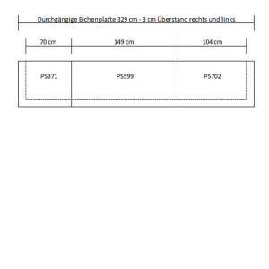 Weiße Küchenzeile im Landhausstil