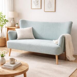 2-Sitzer Retro Sofa mintgrÃ¼n
