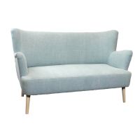 2-Sitzer Retro Sofa mintgrün