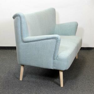 2-Sitzer Retro Sofa mintgrün