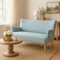 2-Sitzer Retro Sofa mintgrün