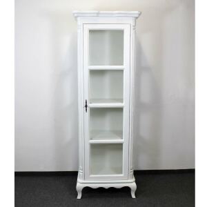 Schmale Vitrine Shabby Chic