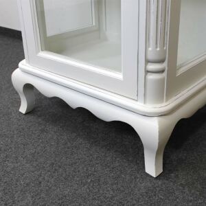 Schmale Vitrine Shabby Chic