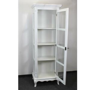 Schmale Vitrine Shabby Chic