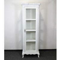 Schmale Vitrine Shabby Chic
